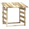 vidaXL Pergola con Tetto 100x90x100 cm in Legno di Pino Impregnato