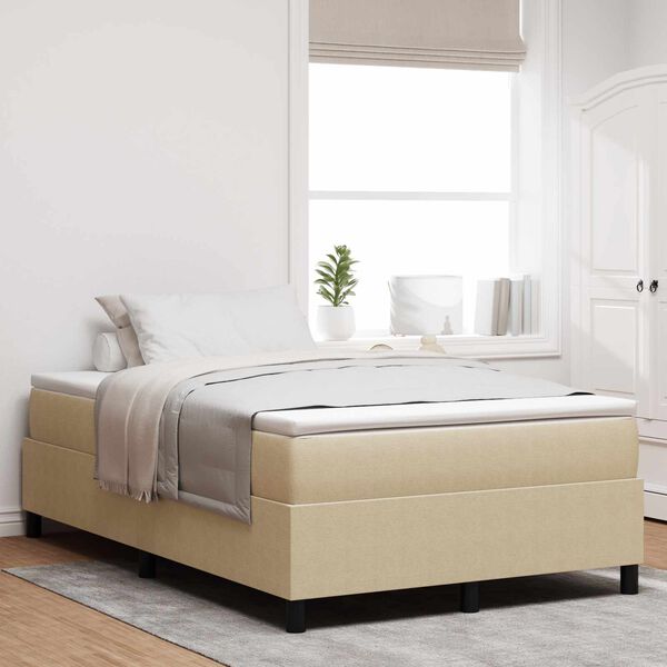 vidaXL Struttura letto piattaforma Grigio Verde 120 x 190 cm Tessuto