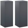 vidaXL Supporto per piante 2 pcs Antracite 30 x 30 x 80 cm