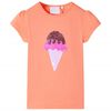 vidaXL Maglietta da Bambina Arancione Neon 128