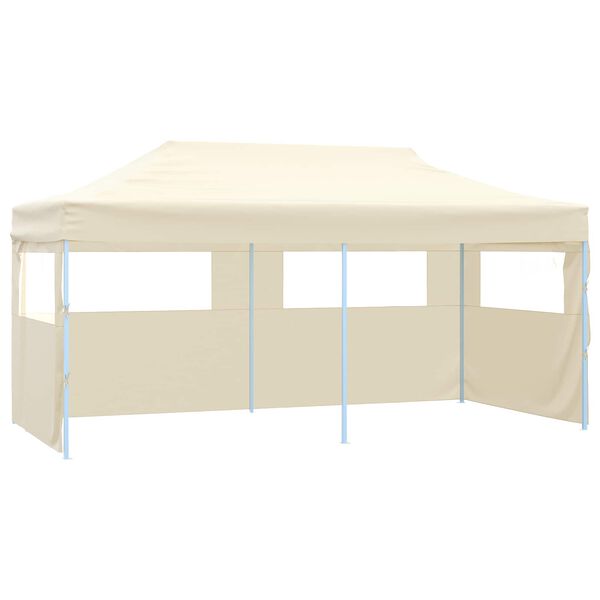 vidaXL Tenda Party Crema 291 x 580 x 315 cm Tessuto Oxford