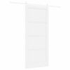 vidaXL Porta scorrevole ORKDAL Bianco 93 x 211 cm Pino massello