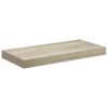 vidaXL Scaffali a Parete 4 pz Rovere 50x23x3,8 cm in MDF