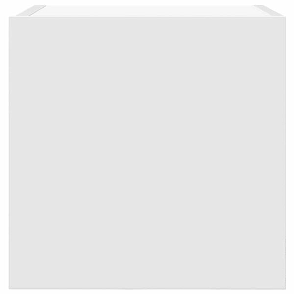 vidaXL Mobili Porta TV a Parete 4pz Bianchi 30,5x30x30 cm