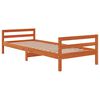 vidaXL Letto senza Materasso Marrone Cera 90x200 cm Legno di Pino