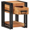 vidaXL Armadio da Notte 30 x 30 x 40 cm Legno di Acacia Massello