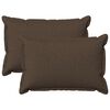 vidaXL Cuscino con cuscino HOUTEN 2 pz Tortora Lino