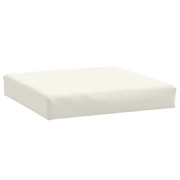 vidaXL Cuscino per Pallet Crema M&eacute;lange 60x60x9,5 cm in Tessuto