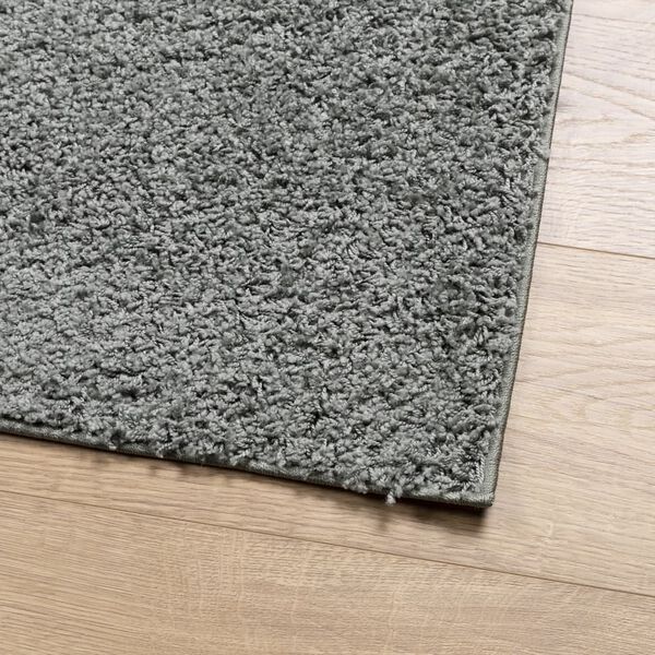vidaXL Tappeto Shaggy PAMPLONA a Pelo Lungo Moderno Verde 240x240 cm