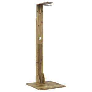vidaXL Doccia da esterno 214,5 cm Naturale