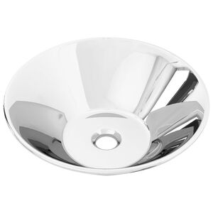 vidaXL Lavandino 42x14 cm in Ceramica Argento