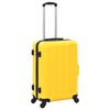 vidaXL Set Trolley a Custodia Rigida 3 pz Giallo in ABS