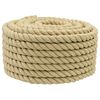 vidaXL Corda da Barca 18 mm 25 m Naturale