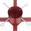 vidaXL Supporto per Albero di Natale Rosso 61x61x15,5 cm