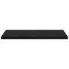 vidaXL Scaffale 4 pcs Nero 40 x 20 x 1,5 cm Legno multistrato