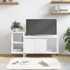 vidaXL Mobile Porta TV Bianco 100x35x55 cm in Legno Multistrato