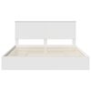 vidaXL Letto con Contenitore Bianco 180 x 200 cm Legno multistrato