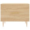 vidaXL Tavolino da Salotto Rovere Sonoma 50x50x40 cm Legno Multistrato
