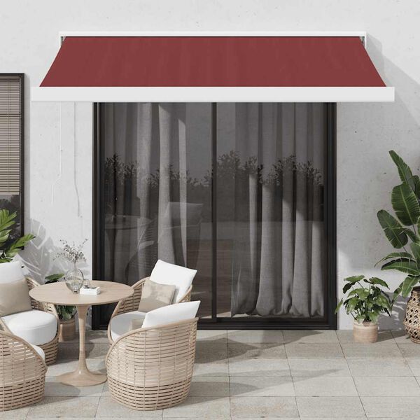 vidaXL Tenda da Sole Retrattile Automatica Bord&ograve; 350x250 cm