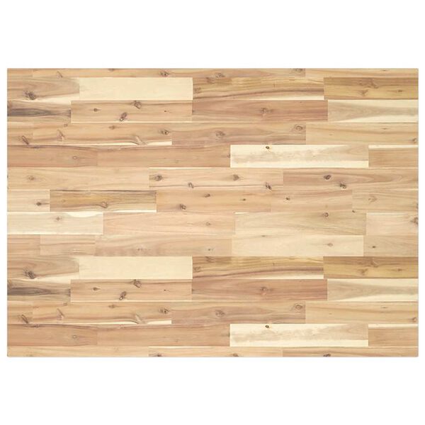 vidaXL Piano Scrivania Non Trattato 100x70x2cm Legno Massello Acacia