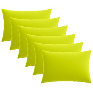 vidaXL Cuscino con cuscino HEERLEN 6 pz Verde brillante. Poliestere