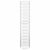 vidaXL Fioriere Gabbione Circolare 3 pz in Acciaio Zincato Ø30x150 cm