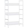 vidaXL Scaffale Libri 3 Ripiani Bianco 60x27,6x90,5 Legno Multistrato