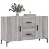 vidaXL Credenza Grigio Sonoma 100x36x60 cm in Legno Multistrato