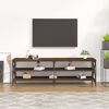 vidaXL Mobile Porta TV Rovere Marrone 160x40x50 cm Legno Multistrato