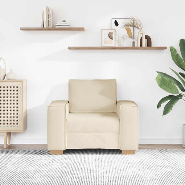 vidaXL Poltrona in Lino 100x78x84 cm