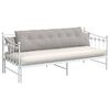 vidaXL Cuscino per Schiena Grigio chiaro 180 x 50 cm