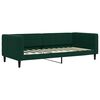 vidaXL Divano Letto con Letto Estraibile Verde Scuro 90x200cm Velluto