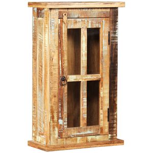 vidaXL Armadietto a Muro in Legno Massello di Recupero 44x21x72 cm