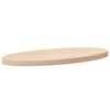 vidaXL Piano Tavolo 60x30x2,5 cm in Legno Massello di Pino Ovale