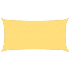 vidaXL Vela Parasole 160 g/m&sup2; Beige 2x3,5 m in HDPE