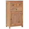 vidaXL Credenza 50x30x90 cm in Legno Massello di Teak