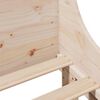 vidaXL Letto senza Materasso 120x190 cm in Legno Massello di Pino