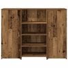 vidaXL Banco Reception Legno Vecchio 135x50x103,5 cm Legno Multistrato
