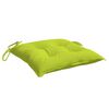 vidaXL Cuscini per Sedia 6 pz Verde Intenso 40x40x7 cm Tessuto Oxford