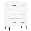 vidaXL Credenza Bianca 69,5x34x90 cm in Legno Multistrato