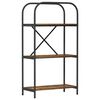 vidaXL Libreria 3 livelli 60 x 30 x 109 cm Legno ingegnerizzato