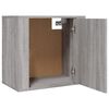 vidaXL Comodini a Muro 2 pz Grigio Sonoma 50x30x47 cm