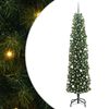vidaXL Albero di Natale artificiale con 300 LED Verde 240 cm