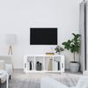 vidaXL Mobile Porta TV Bianco 100x35x40 cm in Legno Multistrato