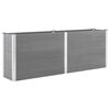 vidaXL Letto Rialzato da Giardino 250x50x91 cm in WPC Grigio