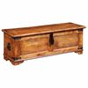 vidaXL Cassapanca di Stoccaggio in Legno Ruvido di Mango