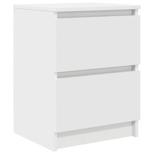 vidaXL Mobile Porta TV Bianco 40x35x54 cm in Legno Multistrato