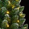 vidaXL Albero di Natale Artificiale Sottile con 300 LED 180 cm