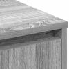 vidaXL Madia LED Grigio Sonoma 90 x 32 x 75 cm Legno multistrato