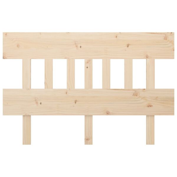 vidaXL Testiera per Letto 163,5x3x81 cm in Legno Massello di Pino